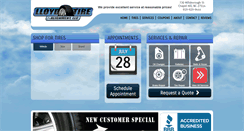 Desktop Screenshot of lloydtire.com