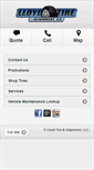 Mobile Screenshot of lloydtire.com