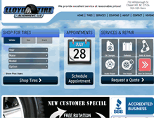 Tablet Screenshot of lloydtire.com